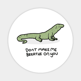 Grumpy Komodo Dragon Magnet